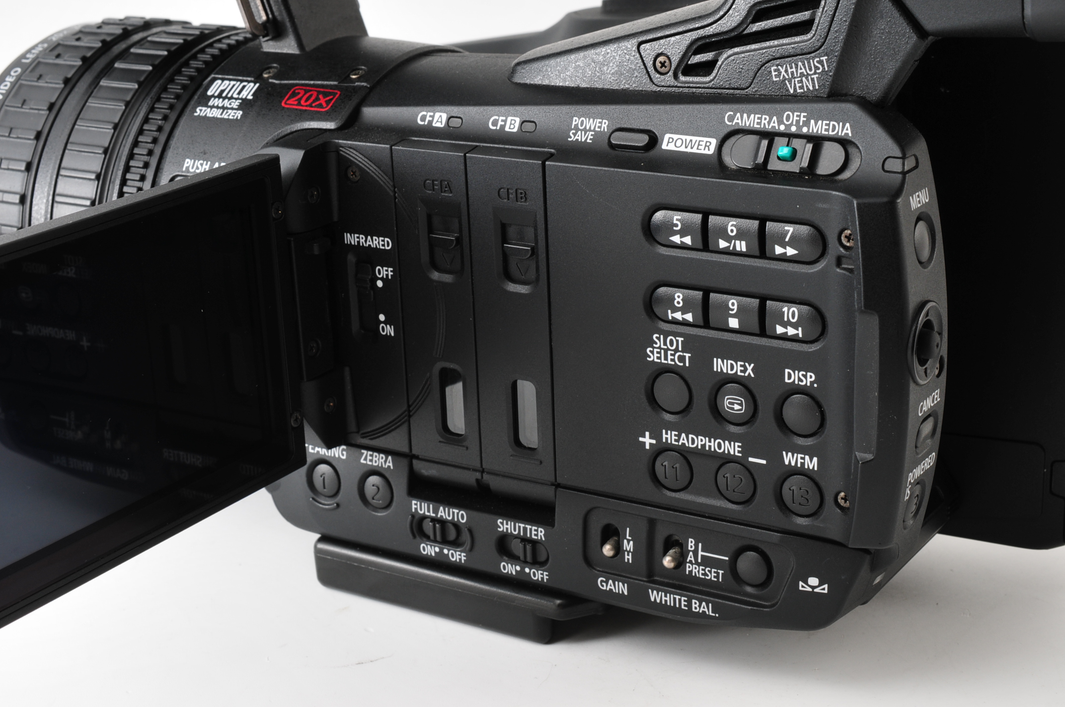 TOP MINT] Canon XF205 HD Camcorder Professional Video Camera 20x
